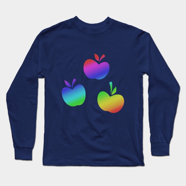 MLP - Cutie Mark Rainbow Special - Applejack Long Sleeve T-Shirt by ariados4711